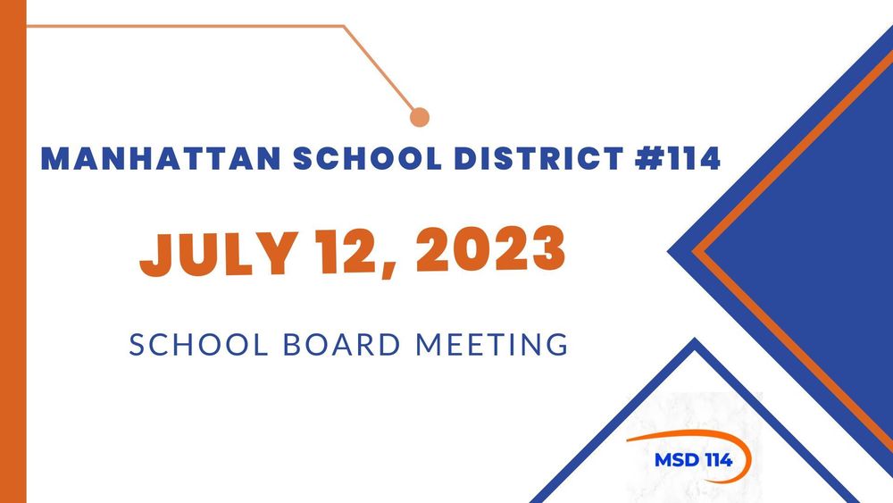 July 12, 2023 School Board Meeting