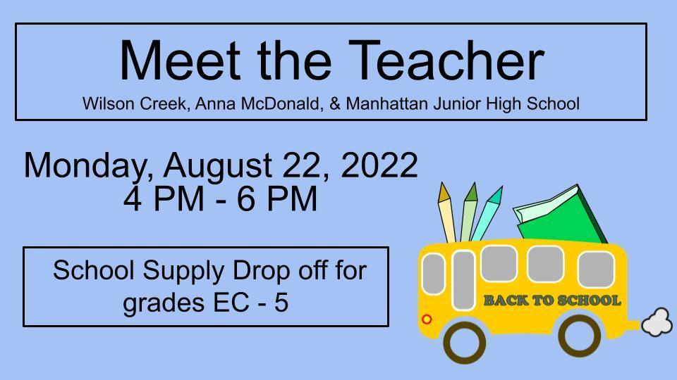 Meet the Teacher 8/22/22