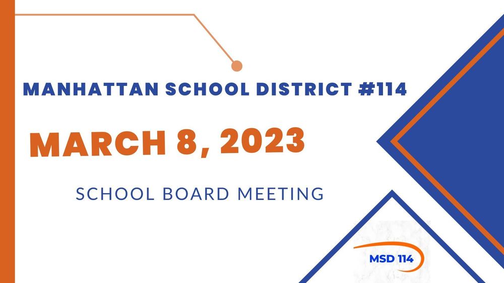 March 8, 2023 School Board Meeting