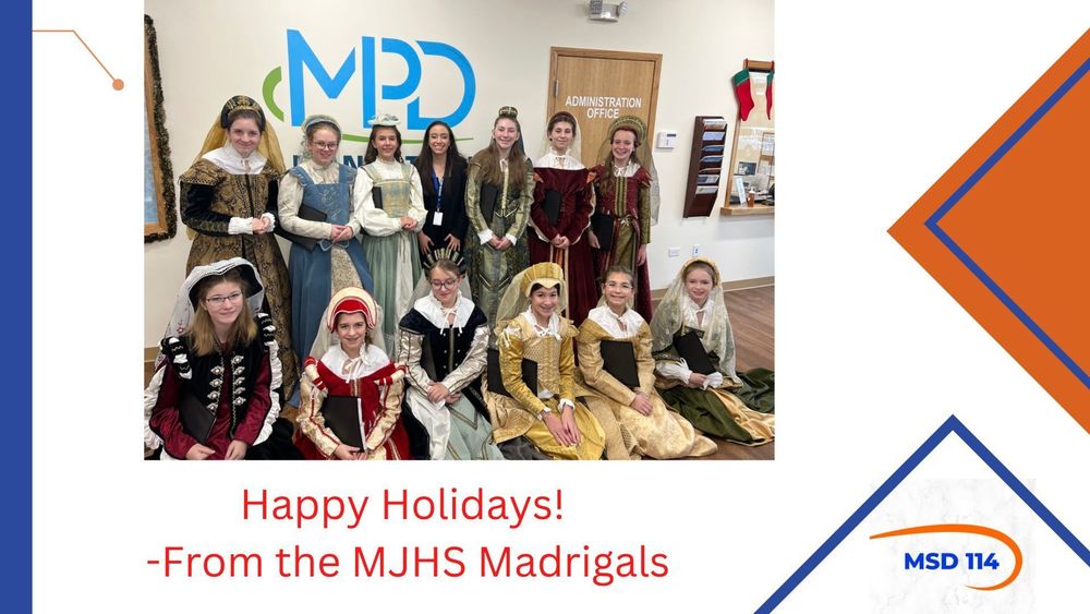 Happy Holidays from the MJHS Madrigals!