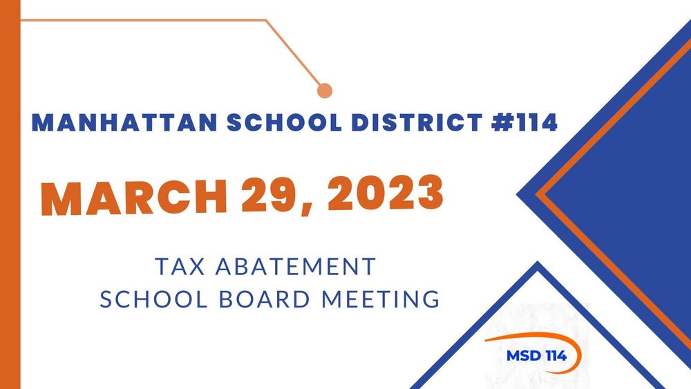 March 29th Tax Abatement Meeting