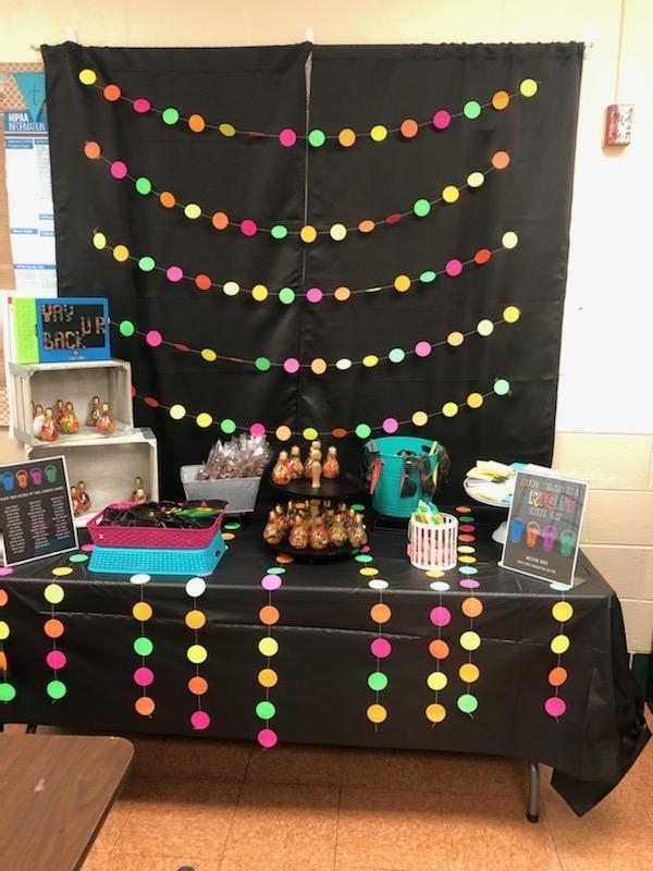 pto staff treat table